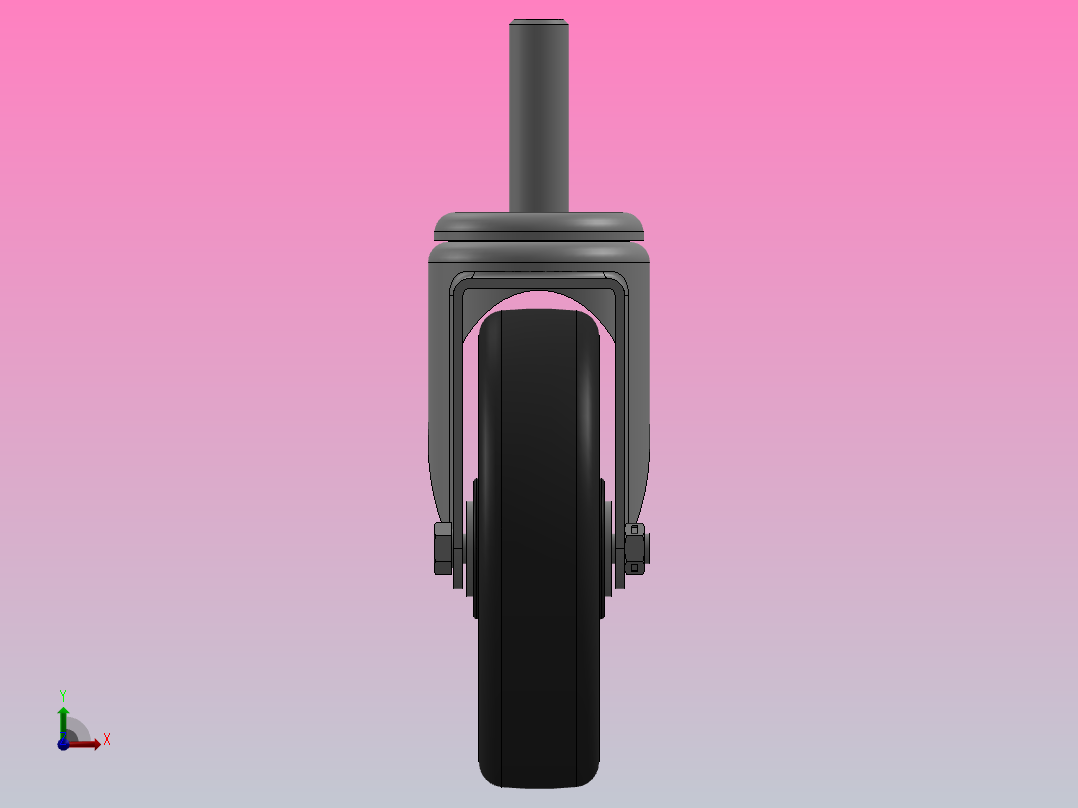 脚轮Colson-3_00614_449 MTG7前视图