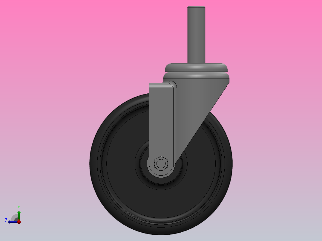 脚轮Colson-3_00614_449 MTG7右视图