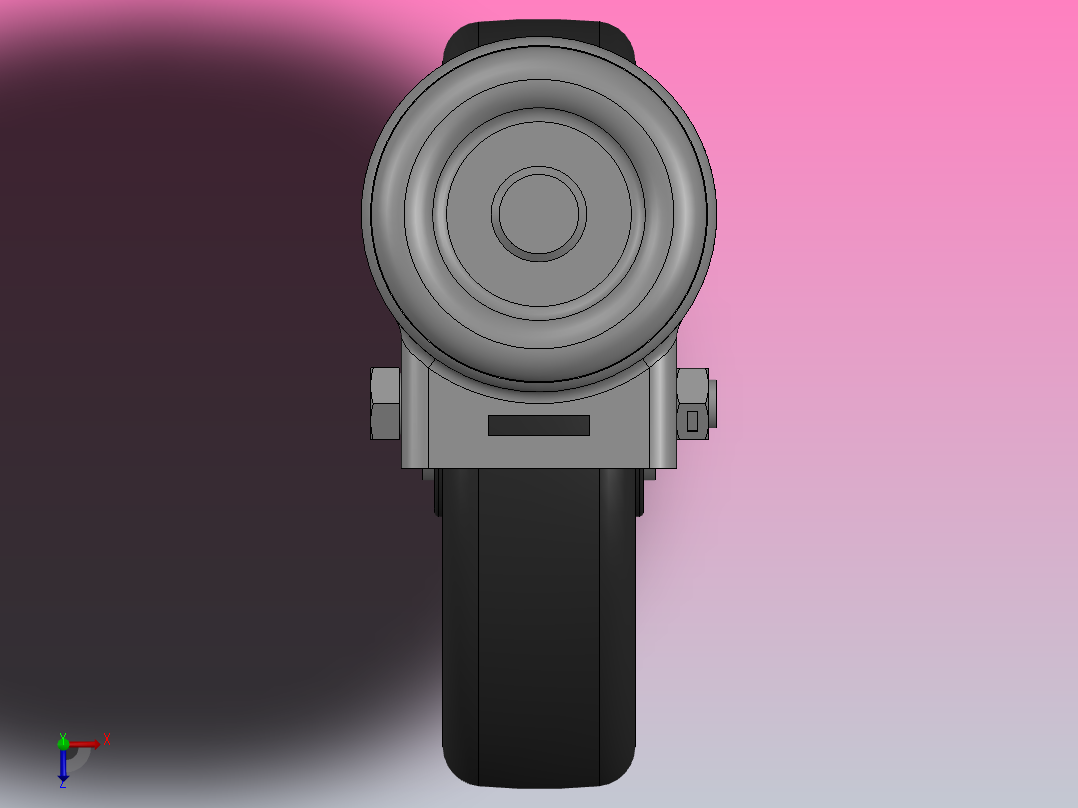 脚轮Colson-3_00614_449 MTG7俯视图