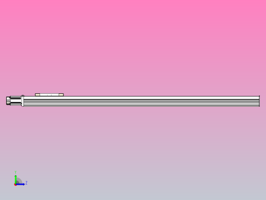 滚珠丝杠直线轴带导轨全封闭TPA-HCR-220D-3210C-L2050-M-Y-P1K-N3左视缩略图