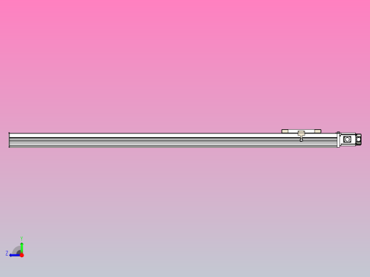 滚珠丝杠直线轴带导轨全封闭TPA-HCR-220D-3210C-L2050-M-Y-P1K-N3右视缩略图