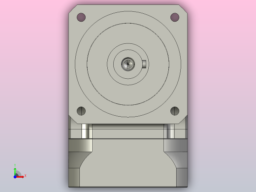 ZJGH090-L2 16-80-100-M6精密型ZJGH90转角行星减速机前视缩略图