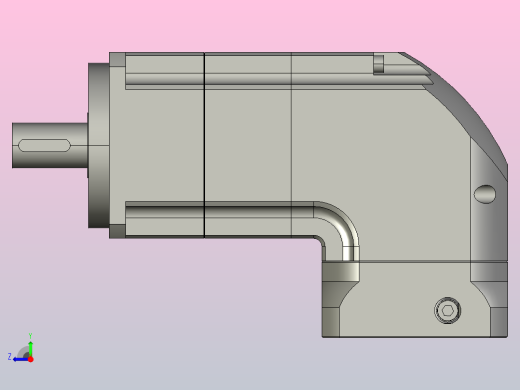 ZJGH090-L2 16-80-100-M6精密型ZJGH90转角行星减速机右视缩略图
