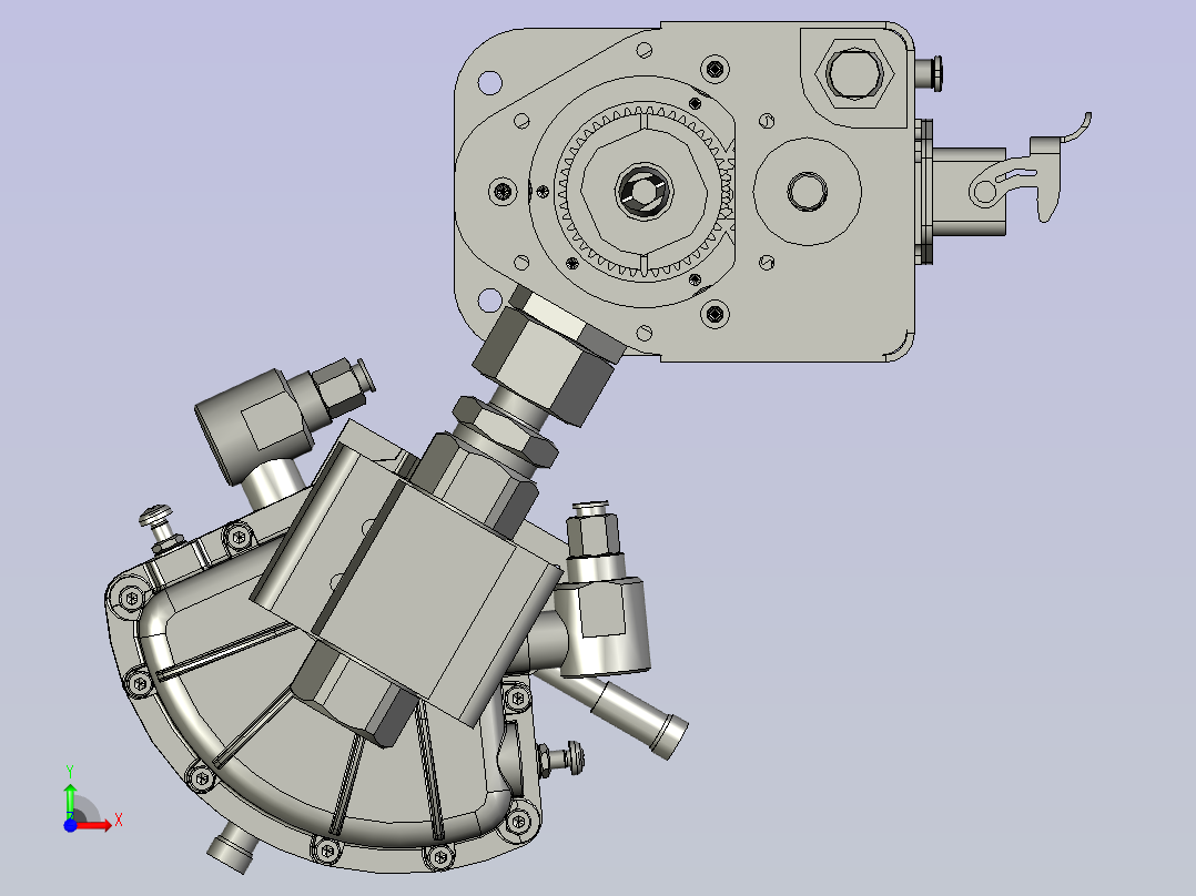 Assy6axis六轴自动胶枪前视图