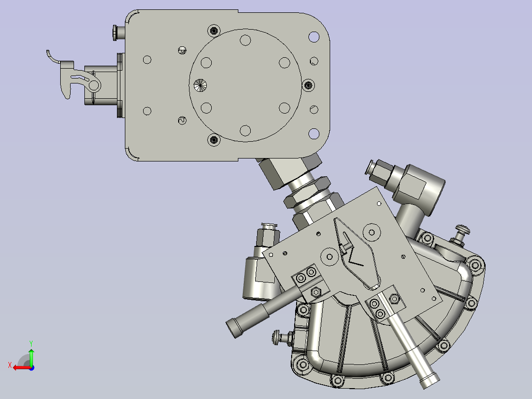 Assy6axis六轴自动胶枪后视图