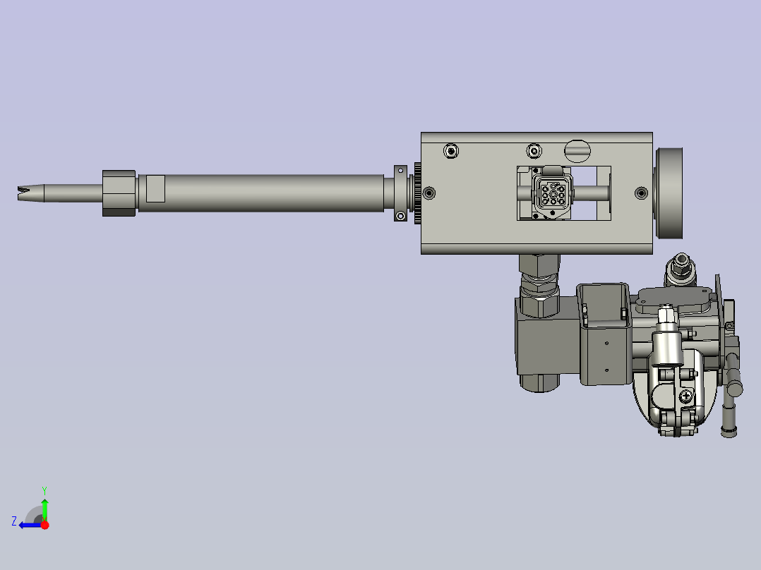 Assy6axis六轴自动胶枪右视图