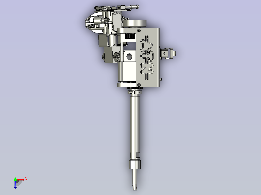 Assy6axis六轴自动胶枪俯视图