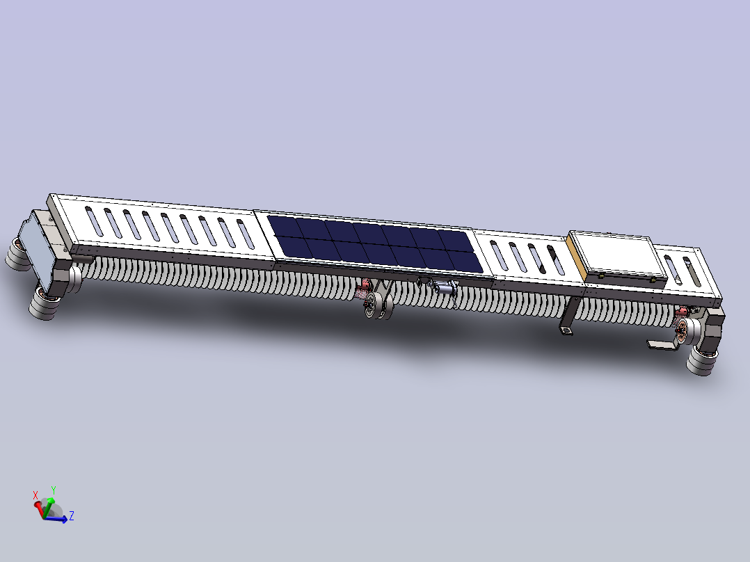 光伏板清洗车 1762381主视图