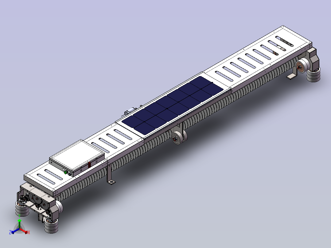 光伏板清洗车 1762381正等轴测图