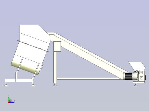 切屑输送机爬坡输送3D左视缩略图