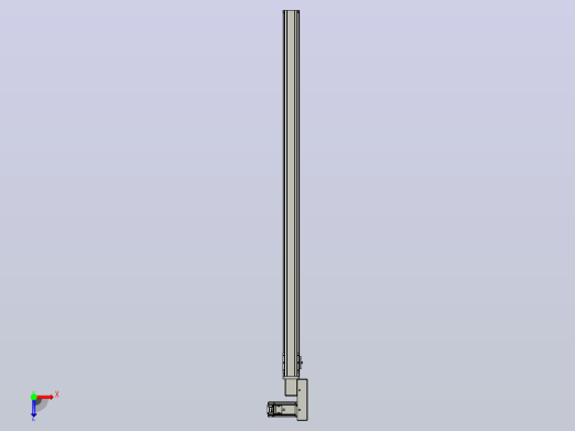 皮带直线轴半封闭可选导轨TPA-HNB-65S-90-L1300-MR-C-P10-N3俯视缩略图
