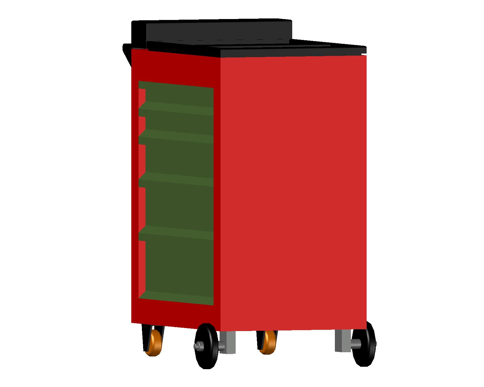 051-工具箱-工具箱手推车 CAD