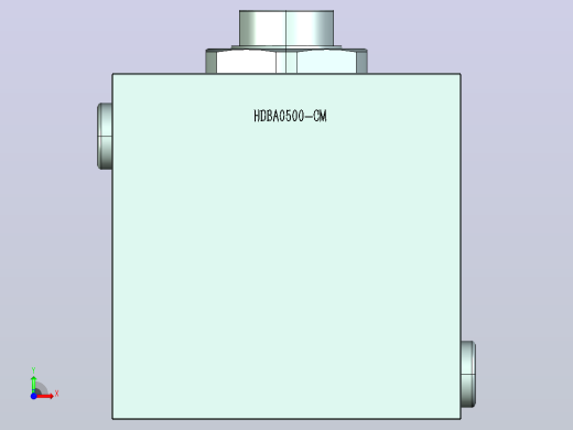 HDBA方型直线夹紧器HDBA0500-CM前视缩略图