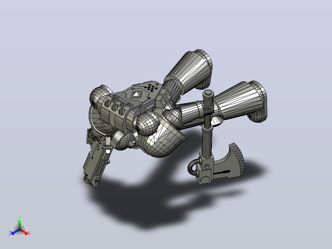 Space_Marine_warhammer_yi3d_com正等轴测图