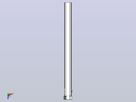 皮带直线轴半封闭可选导轨TPA-HNB-140D-120-L1600-RP-Y-P40-N3俯视缩略图