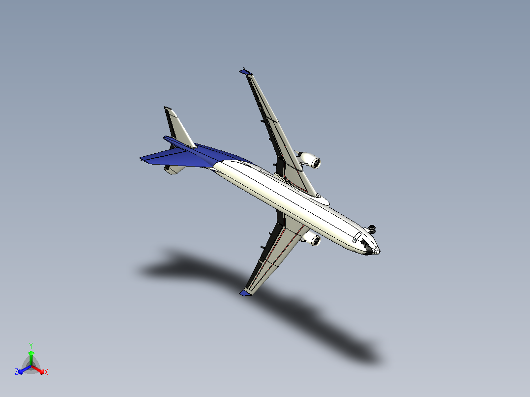 空客A330飞机主视图