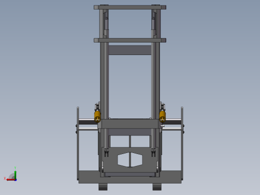 液压叉车工作装置设计 sw+cad+说明书后视缩略图