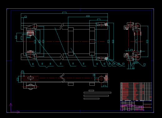 液压叉车工作装置设计 sw+cad+说明书缩略图