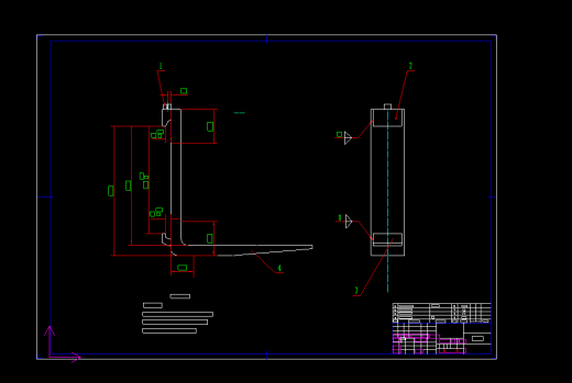 液压叉车工作装置设计 sw+cad+说明书缩略图