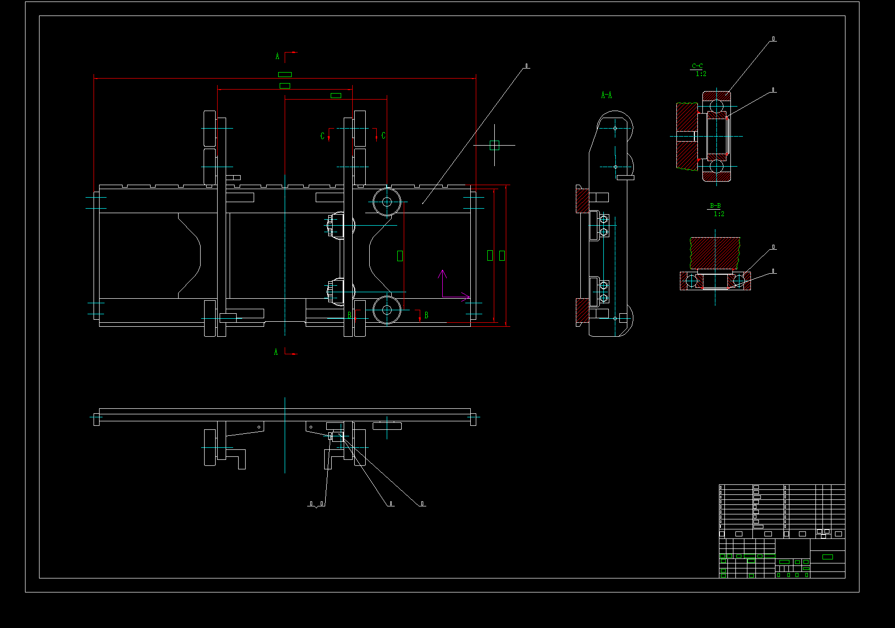 液压叉车工作装置设计 sw+cad+说明书