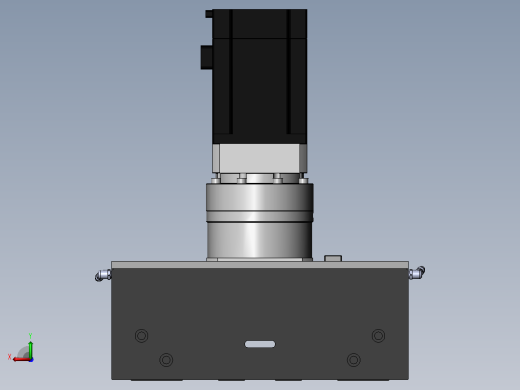 DMG220-TCR齿轮齿条模组直线滑台（电机直连）[DMG220-L20S500-DT750-A2D-TCR-P7]后视缩略图