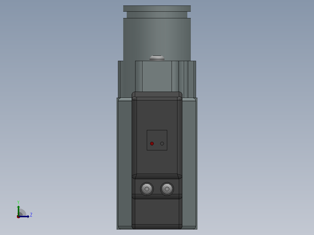 SY9320-GD-C8-10 双电控直接出线式电磁阀[SY9320-6-GD-02-C8-F2]左视图