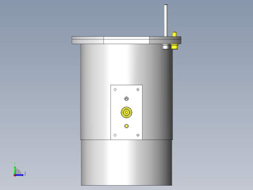 排气管集合箱左视缩略图