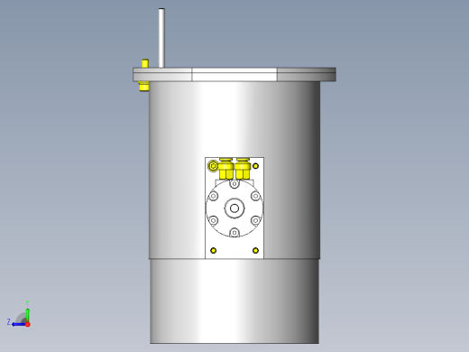排气管集合箱右视缩略图