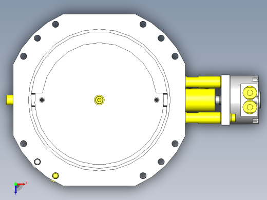 排气管集合箱俯视缩略图