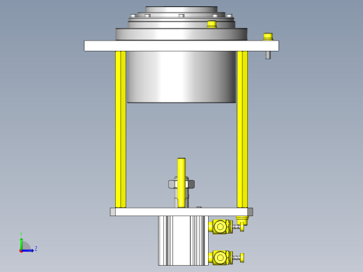 使用中空马达的简易旋转升降左视缩略图