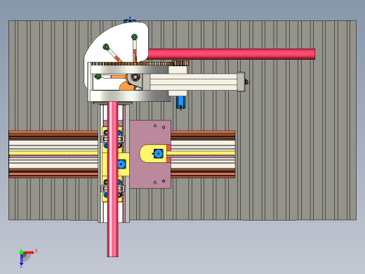 可编程半自动弯管机3D模型俯视缩略图