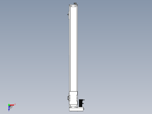 Toyo东佑达直线模组-ECH10-1050-BL-100W俯视缩略图