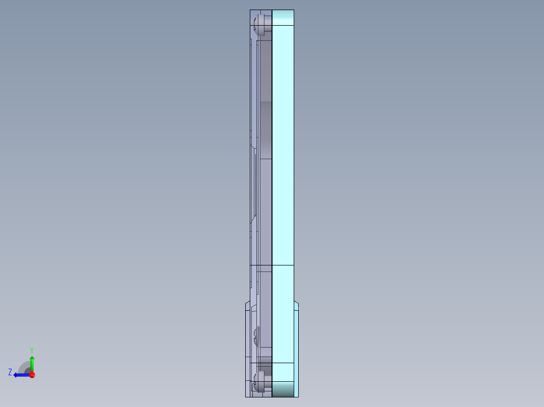 卡式磁带右视图