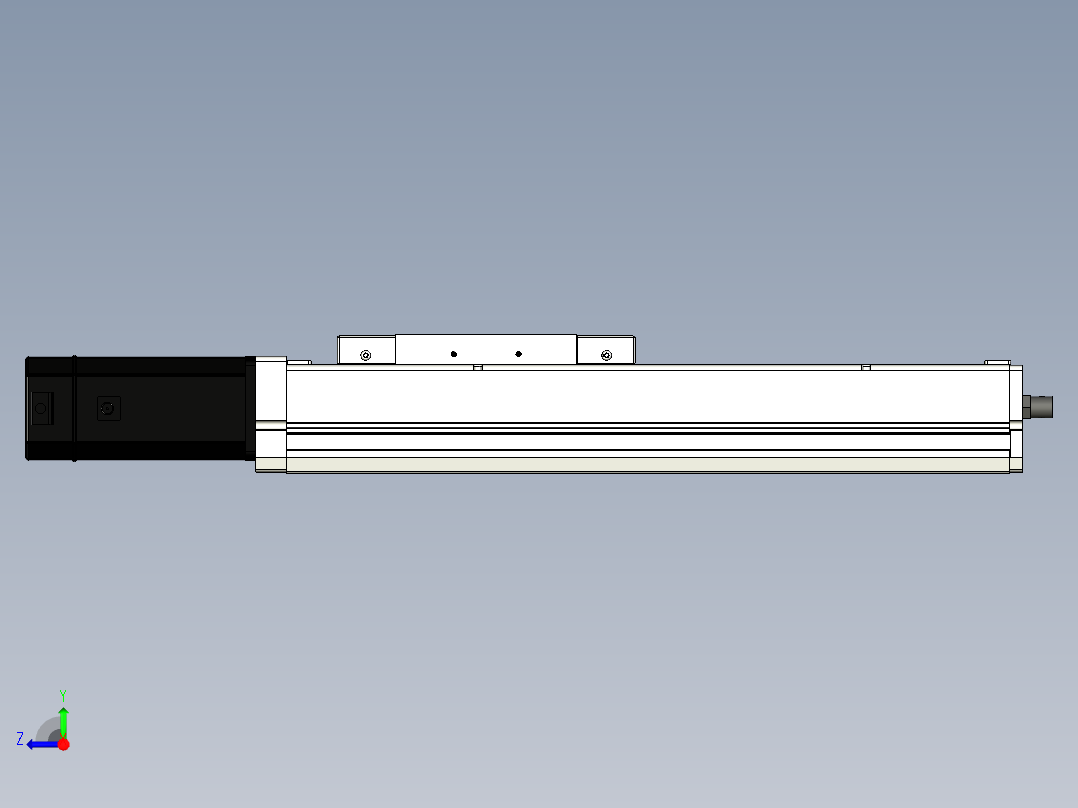 Toyo东佑达直线模组-ECH17-250-BC-750W+煞車-A2右视图