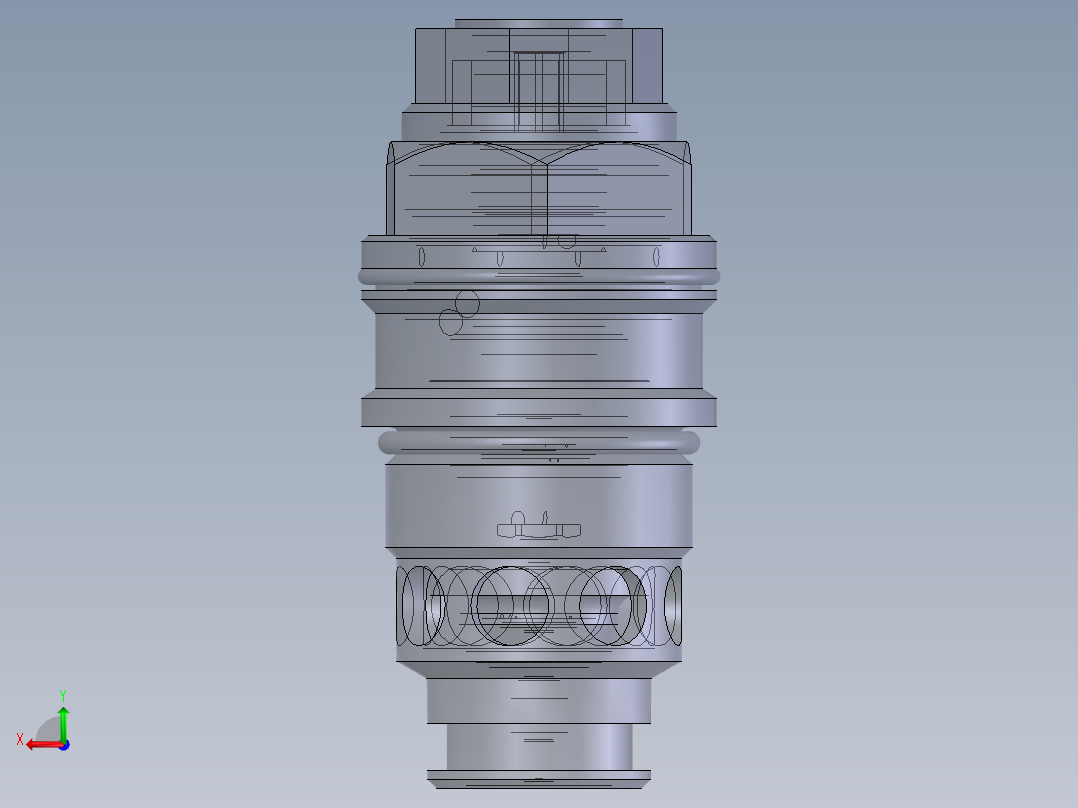 溢流阀三维图后视图