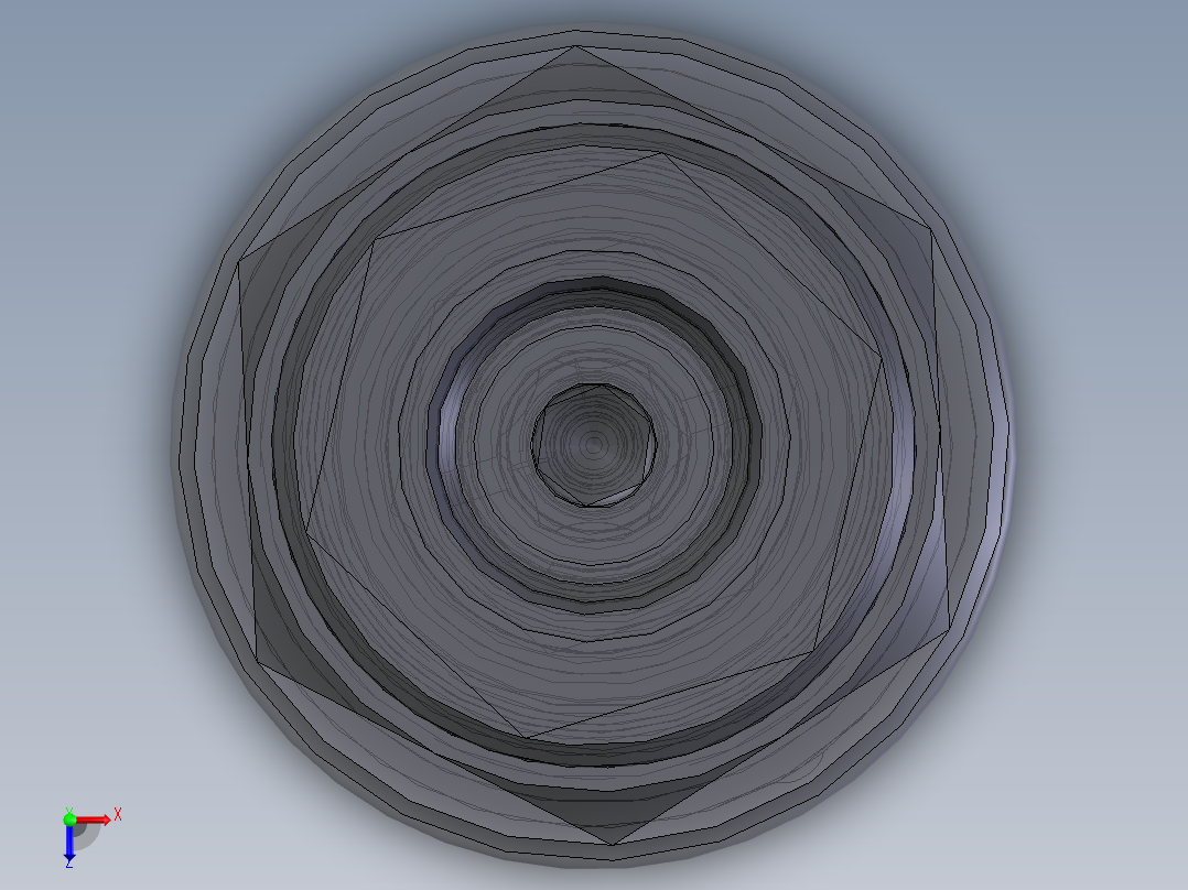 溢流阀三维图俯视图