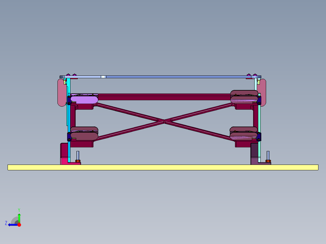 nasa快速肘夹轨道右视图
