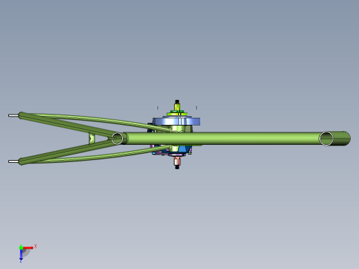 自行车变身电助力电机俯视缩略图