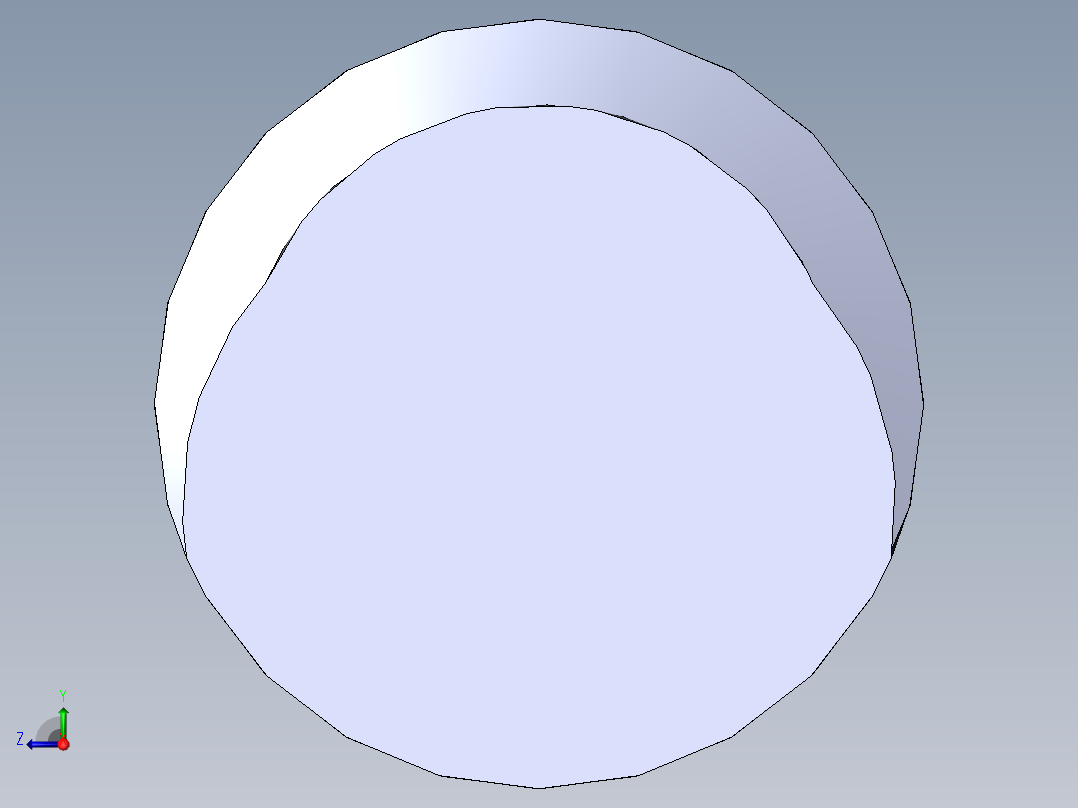 公制 （ISO） 梯形螺钉-TR9x2x200.SLDPRT右视图