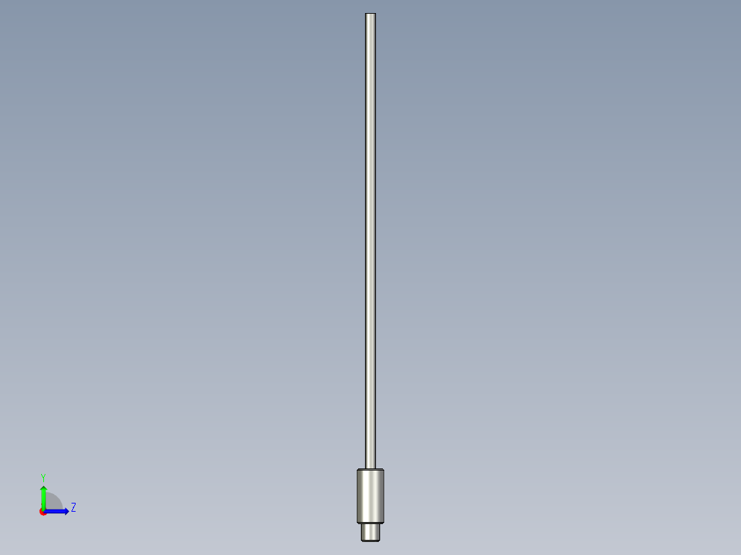 基恩士FU-71core_kc图纸模型左视图