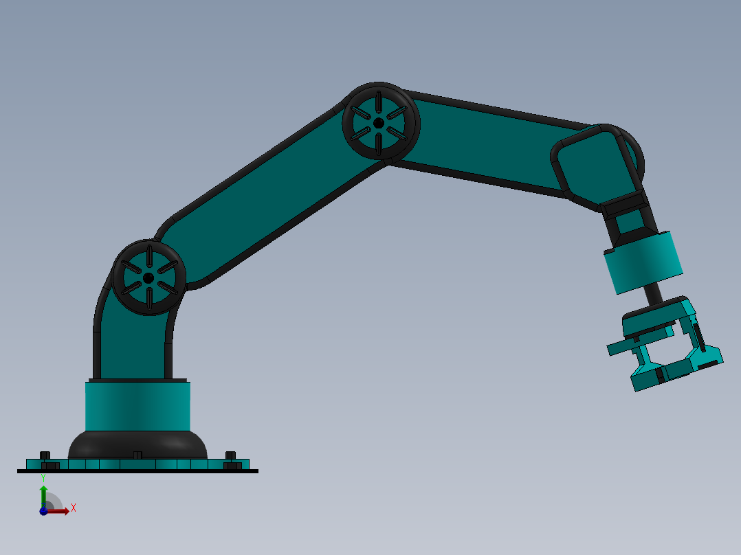 搬运机械臂前视图