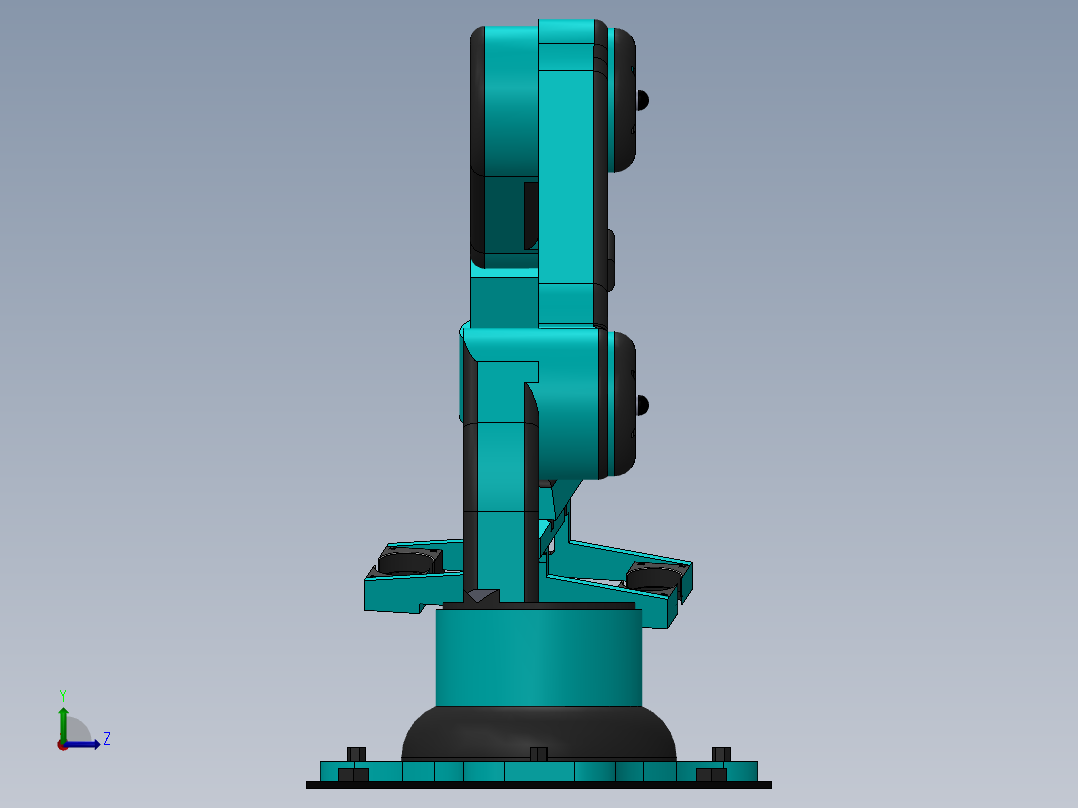 搬运机械臂左视图