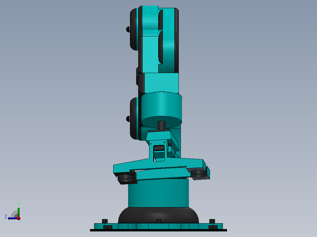 搬运机械臂右视图