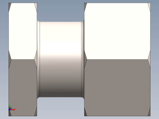 六角浮动接头 M5前视缩略图