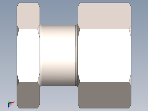 六角浮动接头 M5俯视缩略图