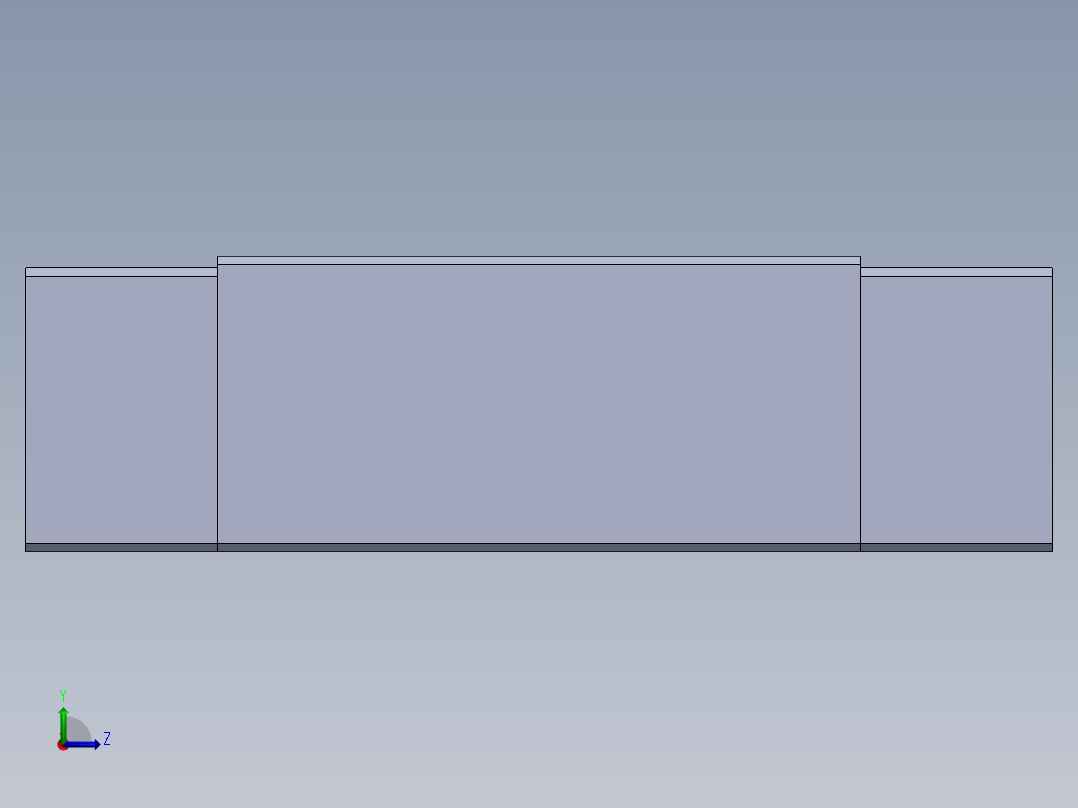 上银直线滑轨-MGN12C 滑块左视图