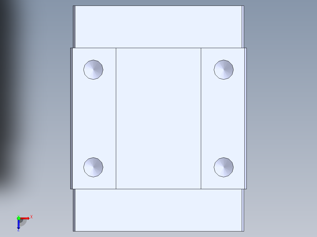 上银直线滑轨-MGN12C 滑块俯视图