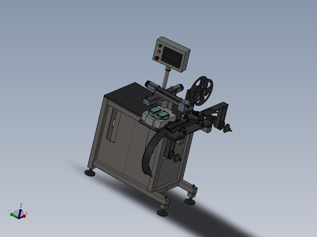 片料转移载带包装机