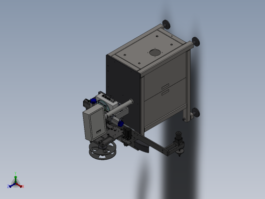 片料转移载带包装机正等轴测缩略图