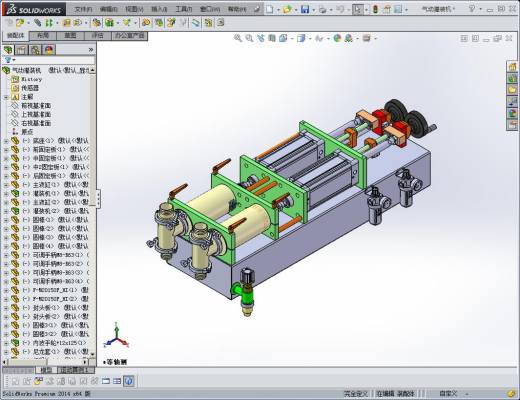 气动灌装机（手动灌装机）采用手摇的方式加力，达到装罐的目的缩略图